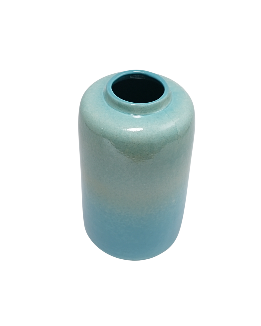Aqua Serenity Stoneware Vase