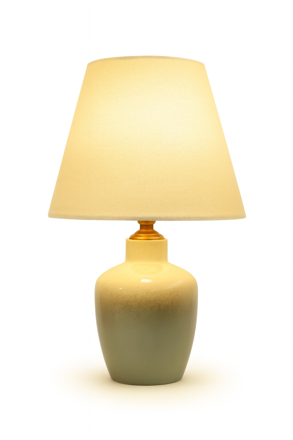 MossGlow – Ceramic Stoneware Table Lamp