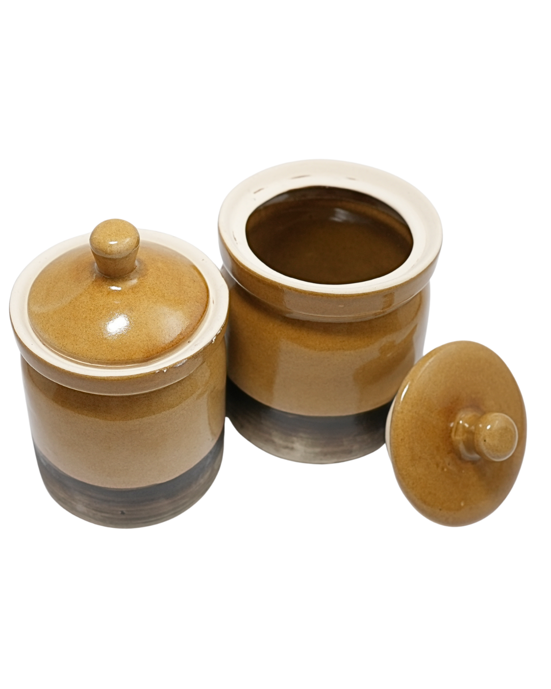 Amber Clay Mason Jars