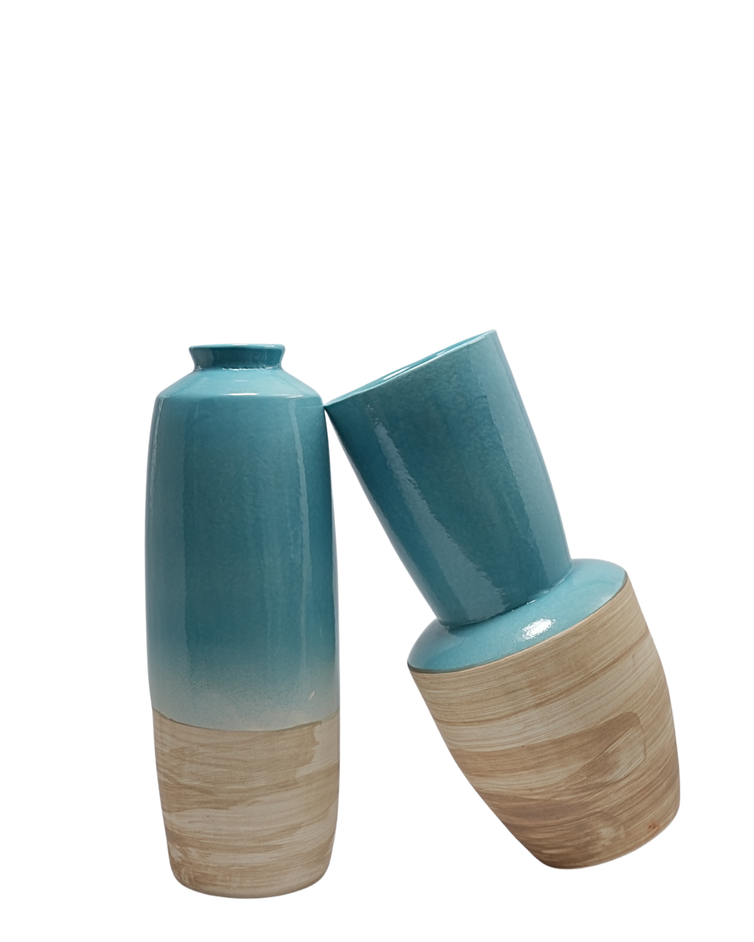Ocean Whisper Stoneware Quartet