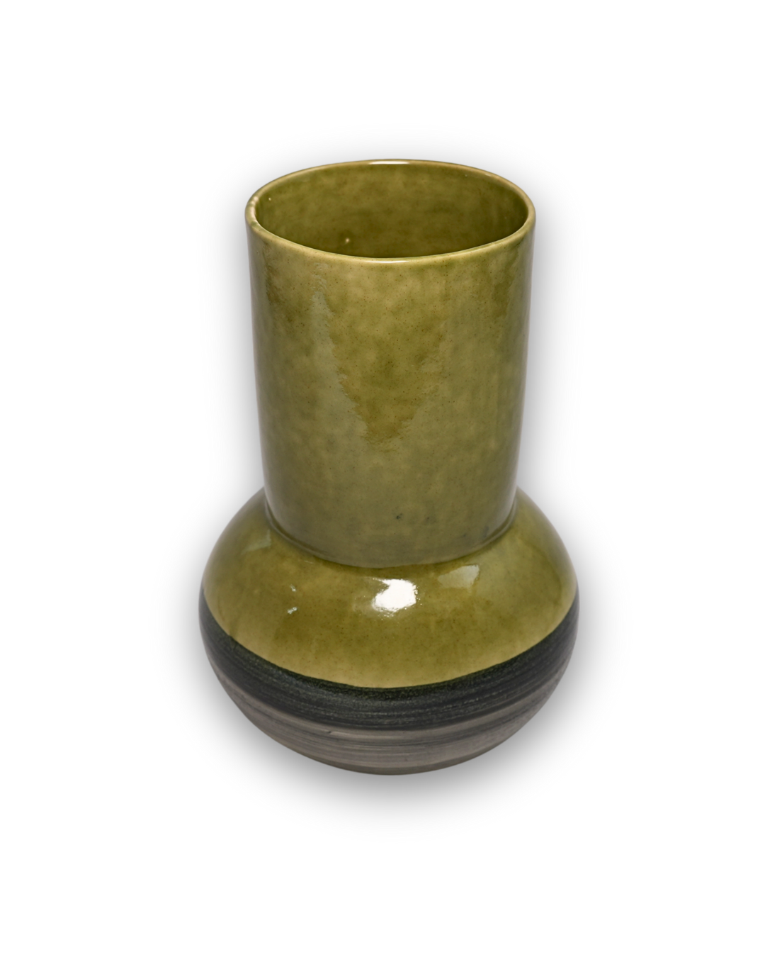 Olive Earth Tall – Stoneware Pot