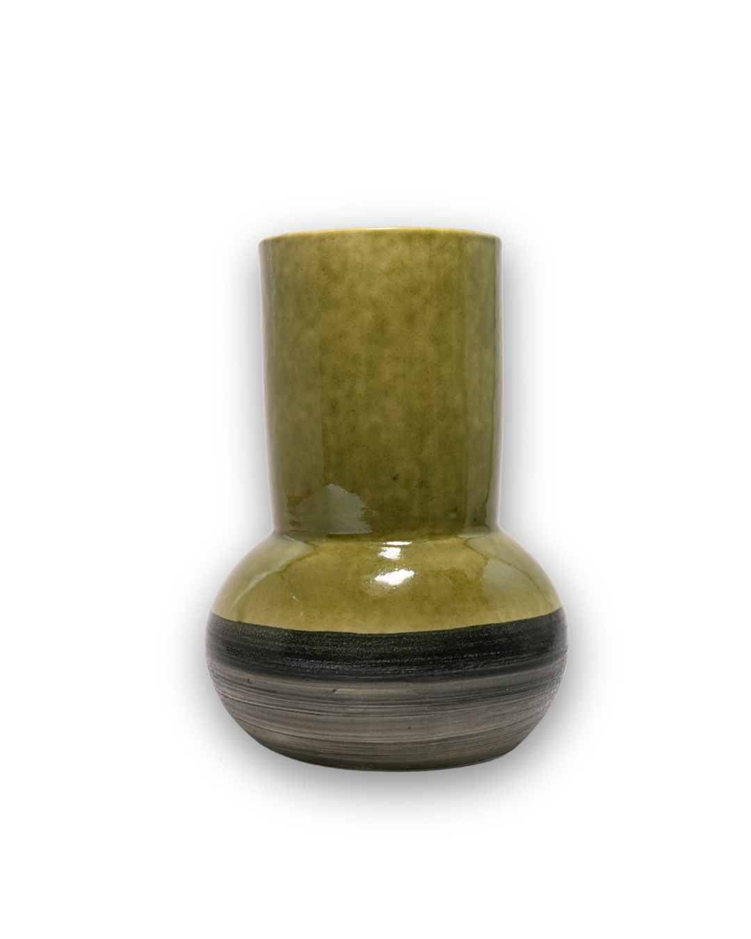 Olive Earth Tall – Stoneware Pot