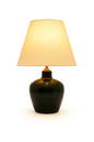 Noirstone – Glossy Black Ceramic Table Lamp