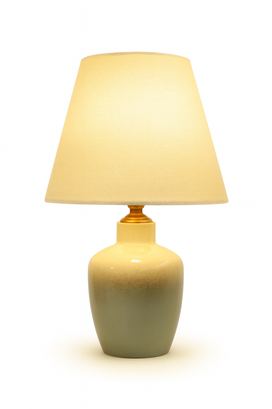 MossGlow – Ceramic Stoneware Table Lamp