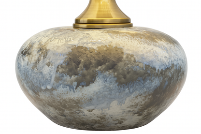 Noor Éclat — Hand-Colored Stoneware Table Lamp