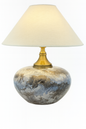 Noor Éclat — Hand-Colored Stoneware Table Lamp