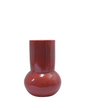 Crimson Harmony Ceramic Vase