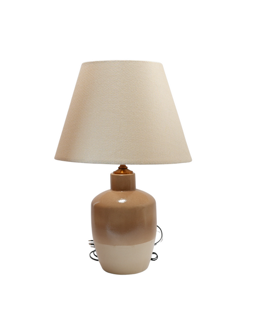 Ivorylight – Neutral Glaze Ceramic Table Lamp