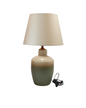 MossGlow – Ceramic Stoneware Table Lamp