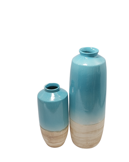 Ocean Whisper Stoneware Quartet