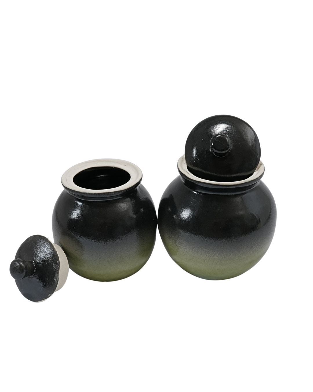 Olive Aura Stoneware Mason Jars – by Daira Homes