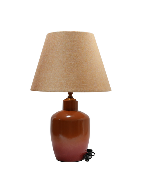 Roselle – Blush Ember Ceramic Table Lamp