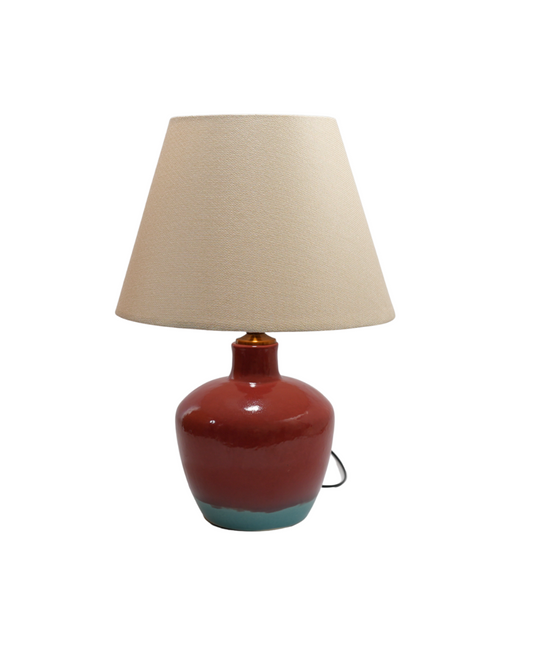 Sienna Tide – Dual Tone Ceramic Table Lamp