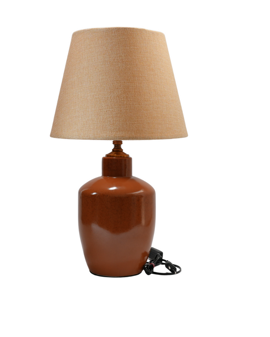 TerraGlow – Classic Ceramic Table Lamp